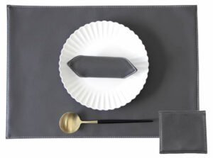 グレー ランチョンマット キッチン 風水 開運カラー 安定・バランス・調和 食卓 ダイニング テーブル コースター