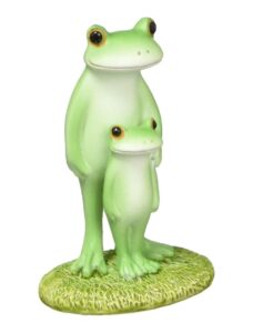 カエル 親子 かえる 置物 玄関 縁起物 かわいい 蛙 家庭運・金運