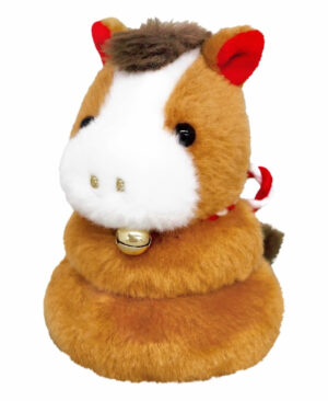2026年 干支 午 かわいい 茶色い 馬（ウマ）のぬいぐるみ うまもっち 茶