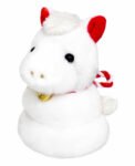 2026年 干支 午 かわいい 白い 馬（ウマ）のぬいぐるみ うまもっち 白馬