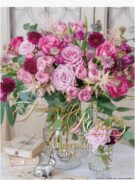2026年 ばらの香り カレンダー 薔薇（バラ）の花 壁掛け ローズ フラワー