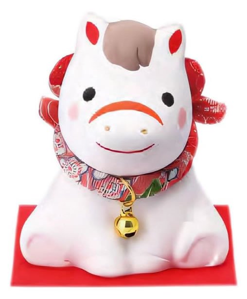 かわいい 馬の置物 正月飾り 2026年 干支 午 開運 福結び