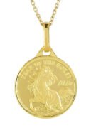 24金 ゴールド ネックレス 馬 純金 ペンダント 2026年 干支 午年 お守り 金運 成功