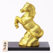 金色 馬 置物 金耀 招福 午 金運 2026年 干支 お正月飾り