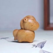 2026年 午 馬 干支 置物 木彫り 木製 小さい かわいい