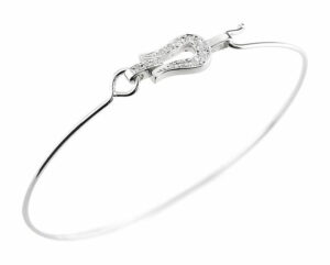 馬蹄 レディース ブレスレット シルバー ダイヤモンド 午年 馬