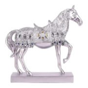 銀の馬 風水置物 銀色 シルバー おしゃれな オブジェ 2026年 午年 成功 仕事運アップ