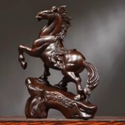 馬到成功 馬の置物 木製 開運 風水グッズ インテリア 2026年 午年