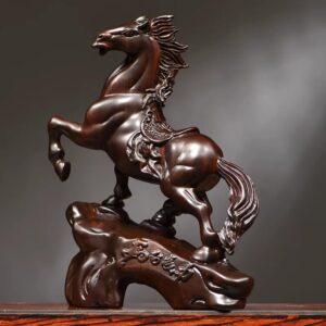 馬到成功 馬の置物 木製 開運 風水グッズ インテリア 2026年 午年